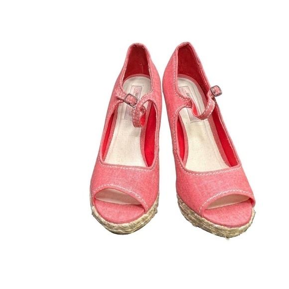 American Rag Women’s 8.5 kaliPlatform Peep Toe Heels Ankle Strap Retro Pinup - Picture 3 of 7